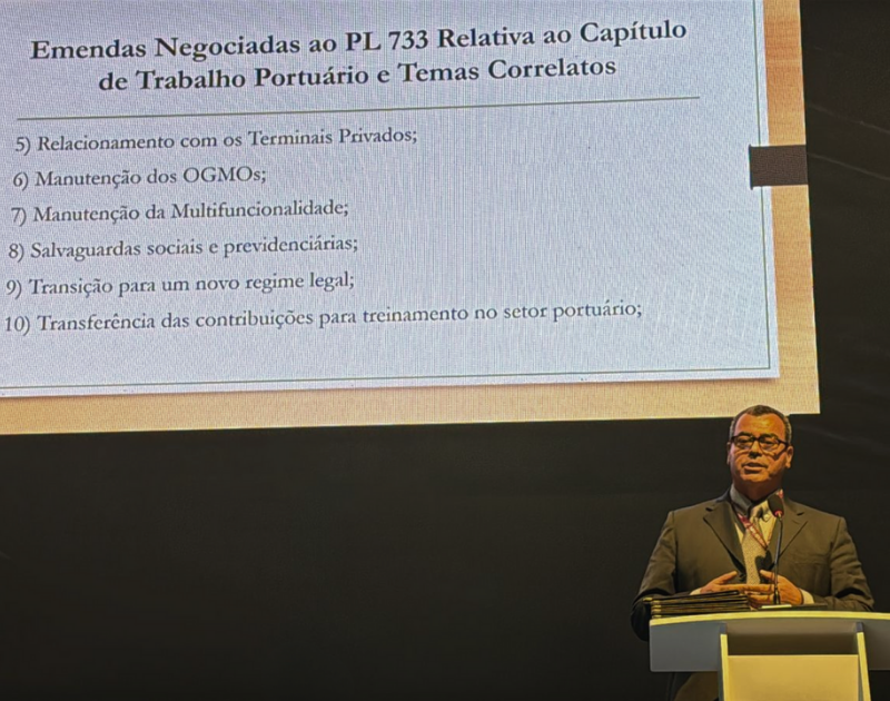 FNE fala sobre os desafios e perspectivas do trabalho portuário em congresso nacional