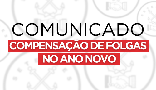 Compensação com folgas para os embarques no fim de ano