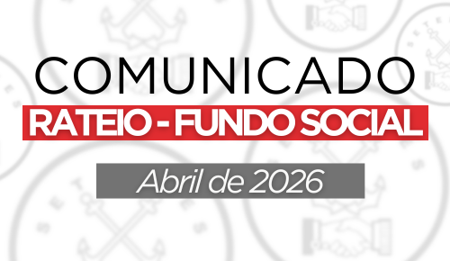 Rateio do fundo social - abril de 2026