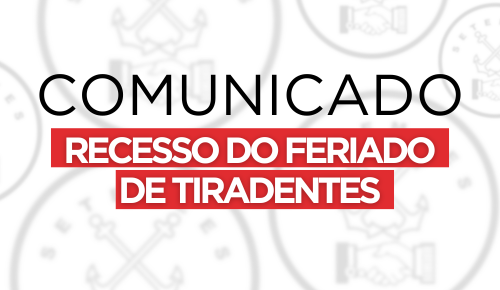 Recesso feriado de Tiradentes