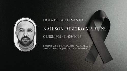 Nota de falecimento - NAILSON RIBEIRO MARTINS
