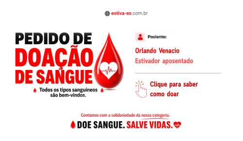 Doação de sangue - Orlando Venacio